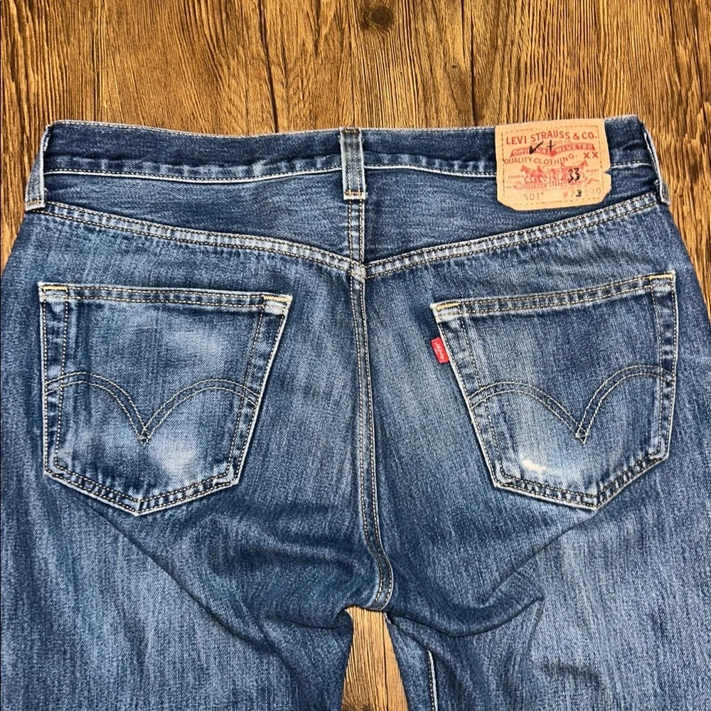 Classic Blue Denim Jeans - Picture 10 of 11